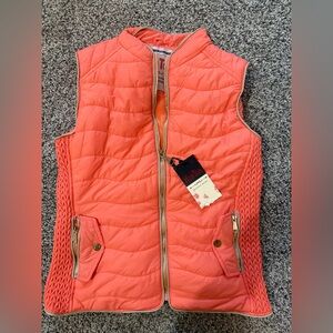 Coral Quilted Vest for Women